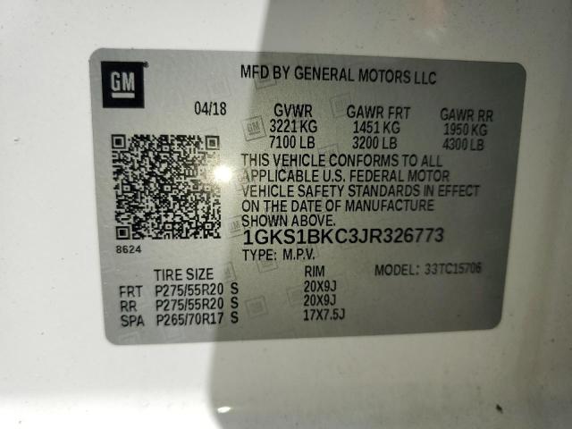 2018 GMC YUKON SLT #3296348135