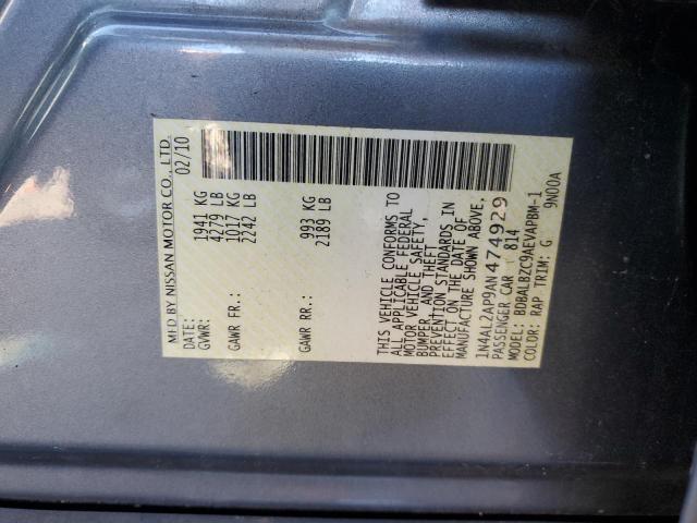 2010 NISSAN ALTIMA BASE - 1N4AL2AP9AN474929