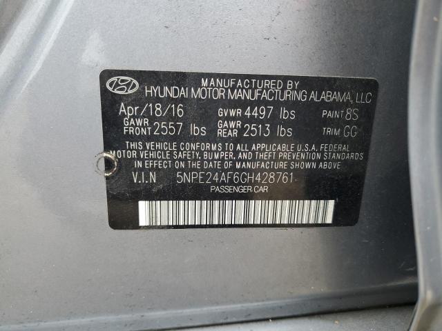 2016 HYUNDAI SONATA - 5NPE24AF6GH428761