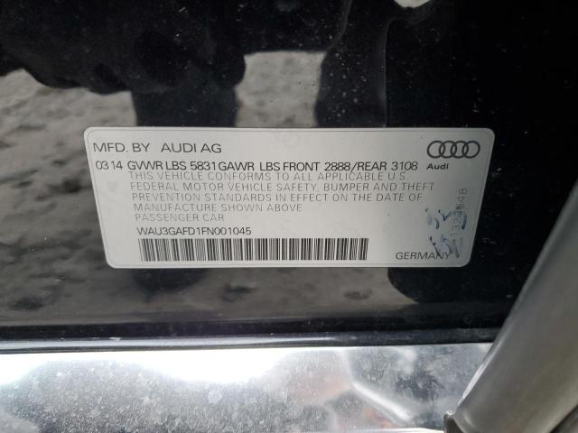 2015 AUDI A8 L QUATT WAU3GAFD1FN001045