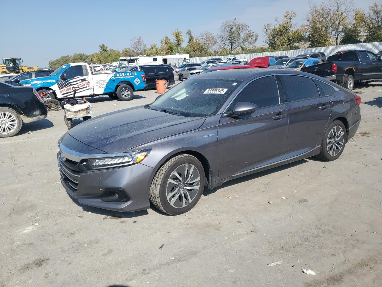 Lot #3302788897 2021 HONDA ACCORD HYBRID EXL