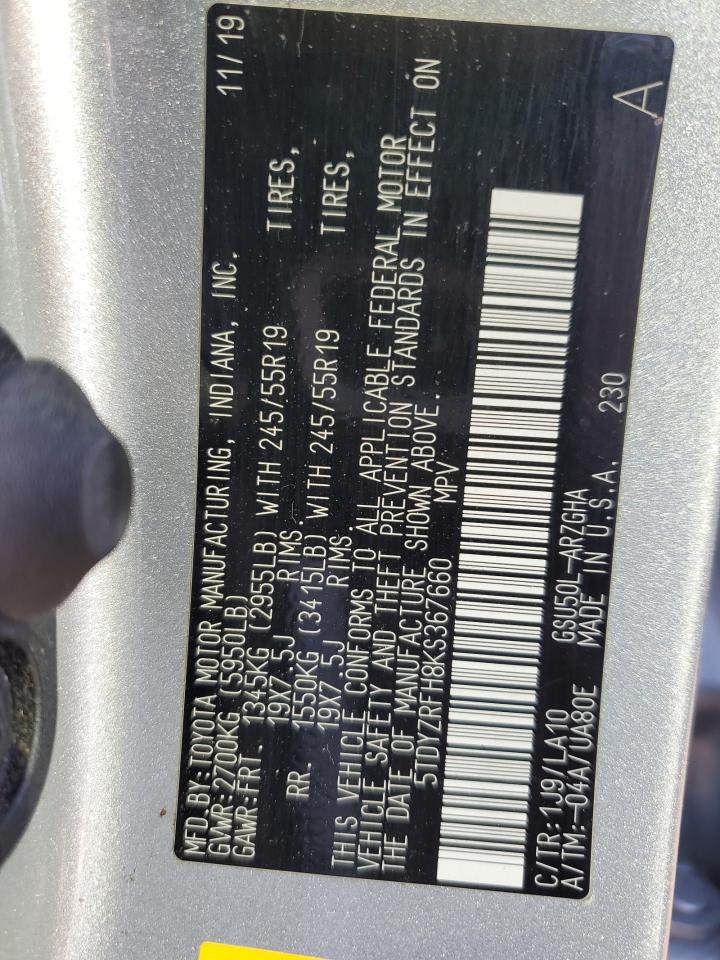 TOYOTA HIGHLANDER LIMITED