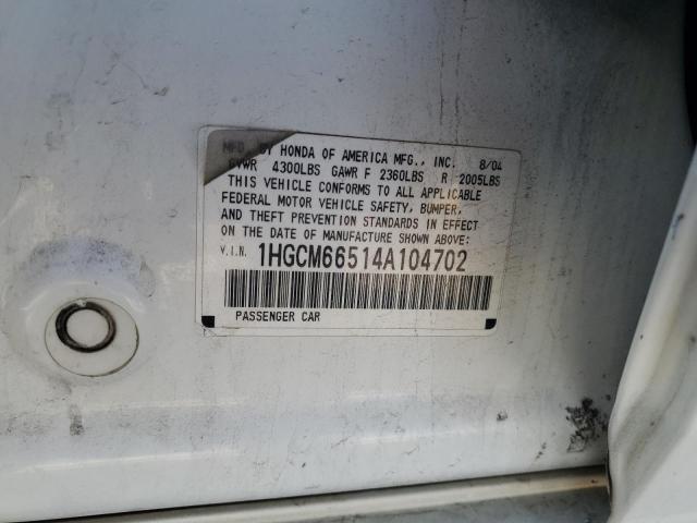 2004 HONDA ACCORD EX #3291876908