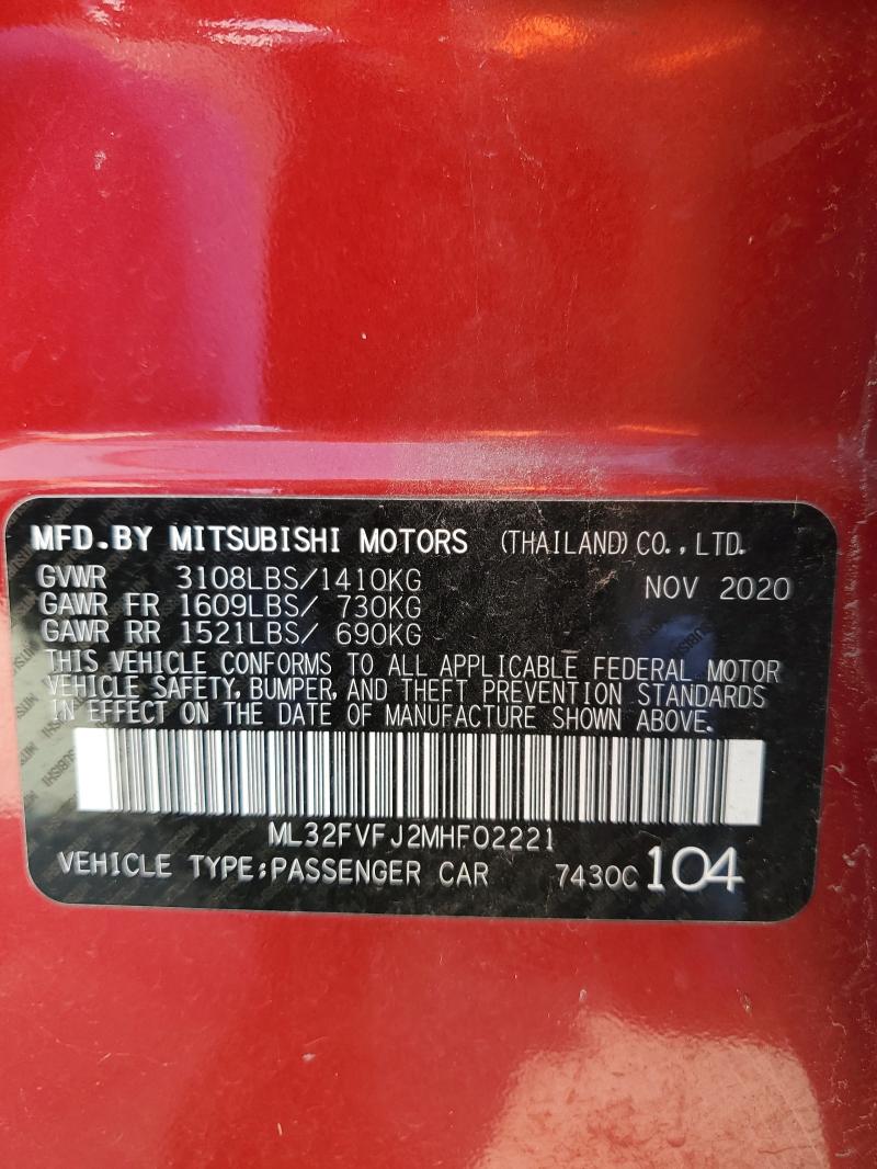 2021 MITSUBISHI MIRAGE G4 - ML32FVFJ2MHF02221