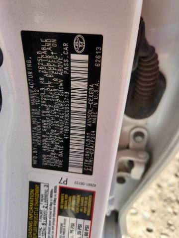 2012 TOYOTA CAMRY HYBR - 4T1BD1FK9CU053719