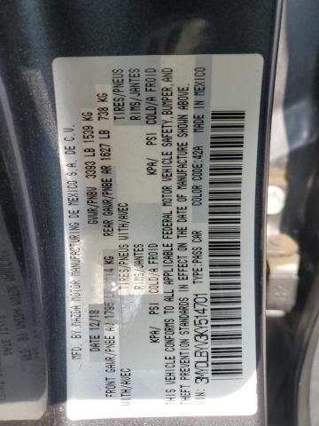 2019 TOYOTA YARIS L - 3MYDLBYV3KY514701