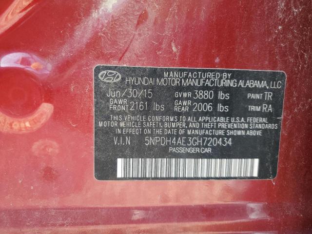 2016 HYUNDAI ELANTRA SE #3265074893