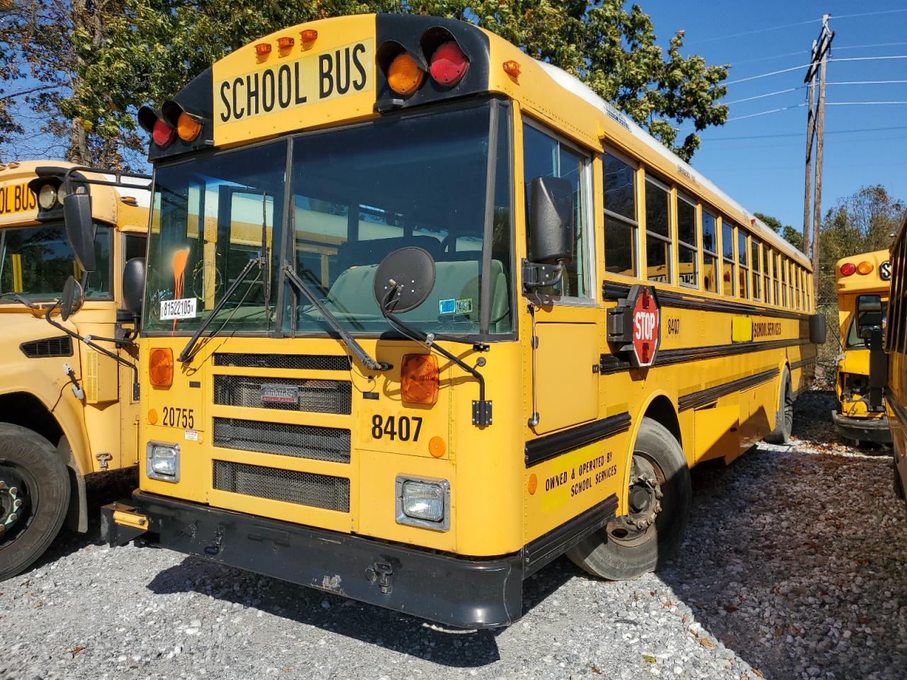 Lot #3273801369 2012 THOMAS SCHOOL BUS