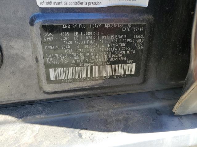 2010 SUBARU OUTBACK 2. #3286746286