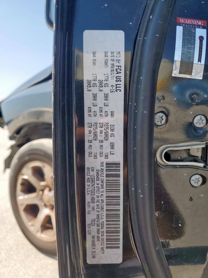 2016 RAM 1500 LARAM #3275794523