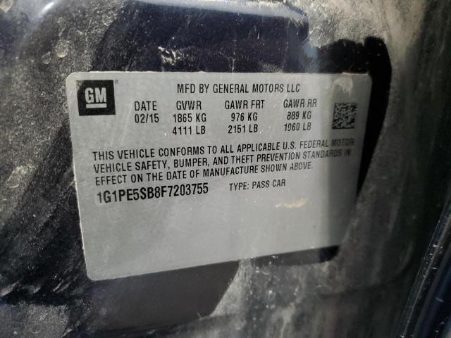 2015 CHEVROLET CRUZE LT #3291565926