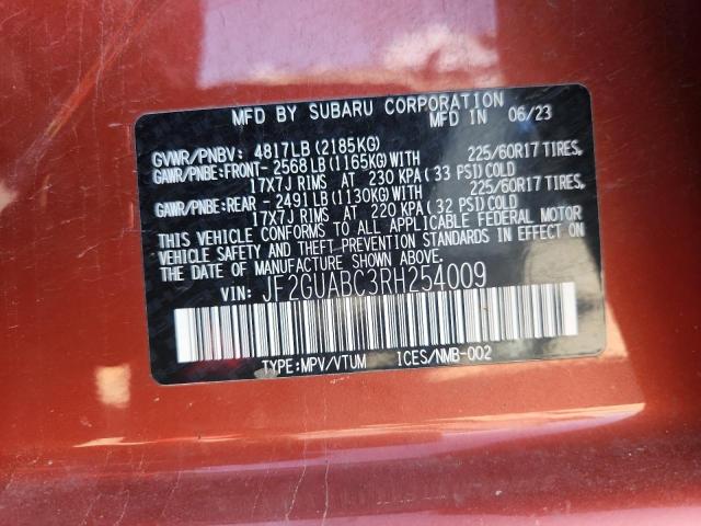 2024 SUBARU CROSSTREK #3297331760