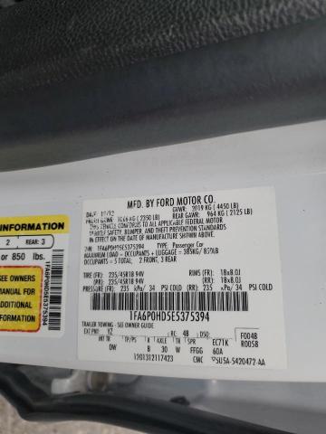 2014 FORD FUSION SE - 1FA6P0HD5E5375394