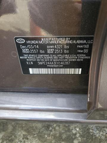 2015 HYUNDAI SONATA ECO 5NPE24AA3FH146287