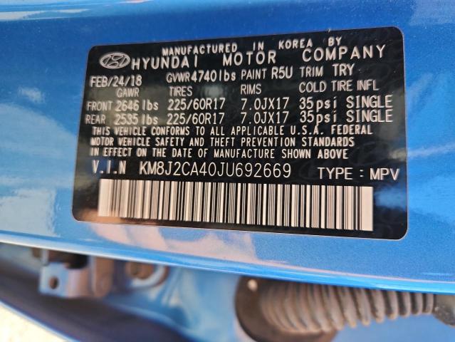 2018 HYUNDAI TUCSON SE #3293881606