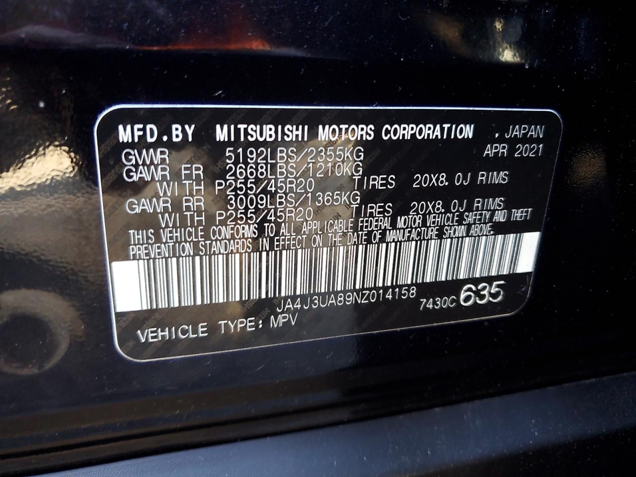 MITSUBISHI OUTLANDER SE