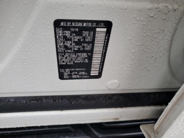 2017 NISSAN ARMADA PLA JN8AY2NE1H9702613