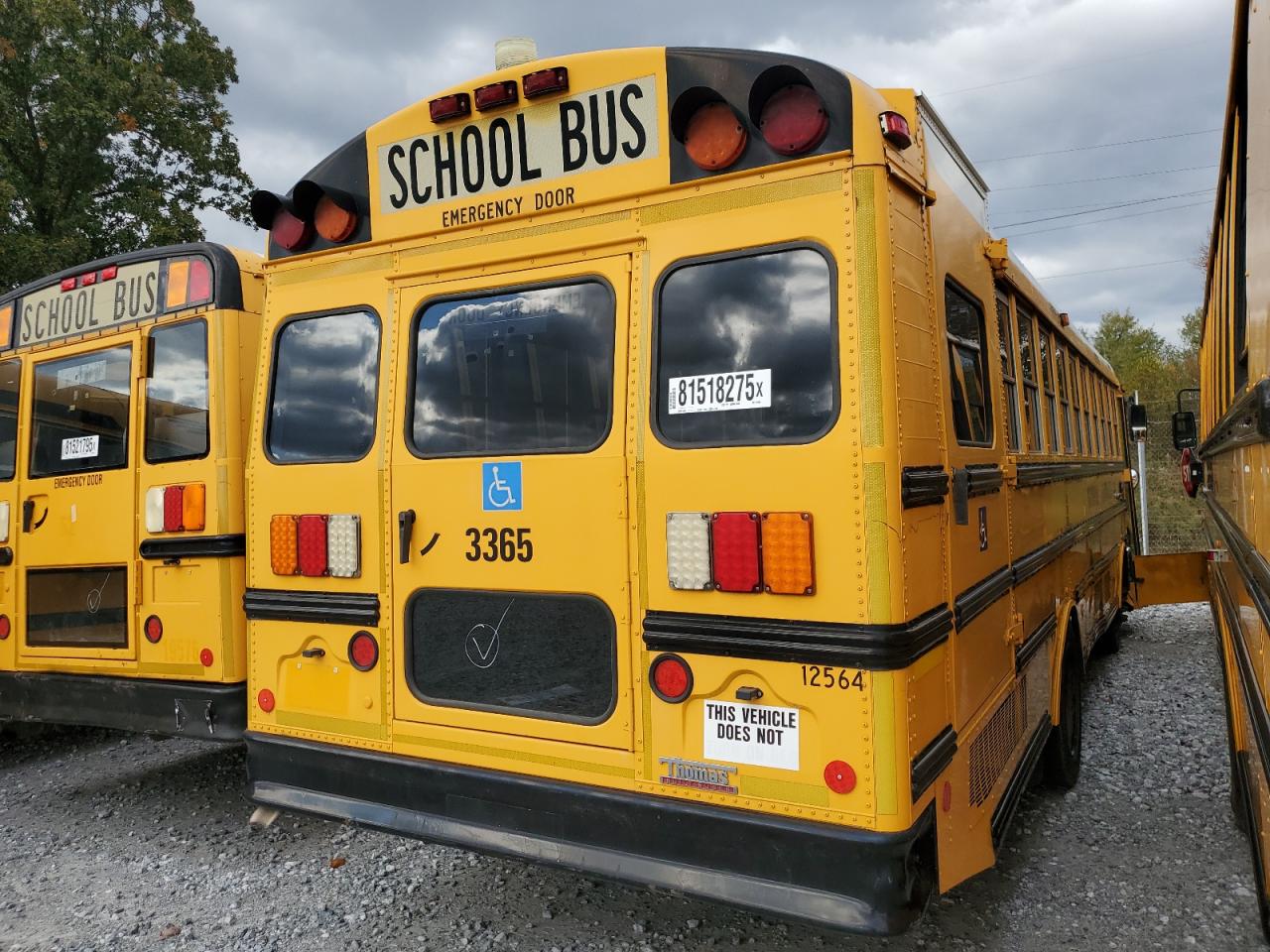 Lot #3273801355 2010 THOMAS SCHOOL BUS