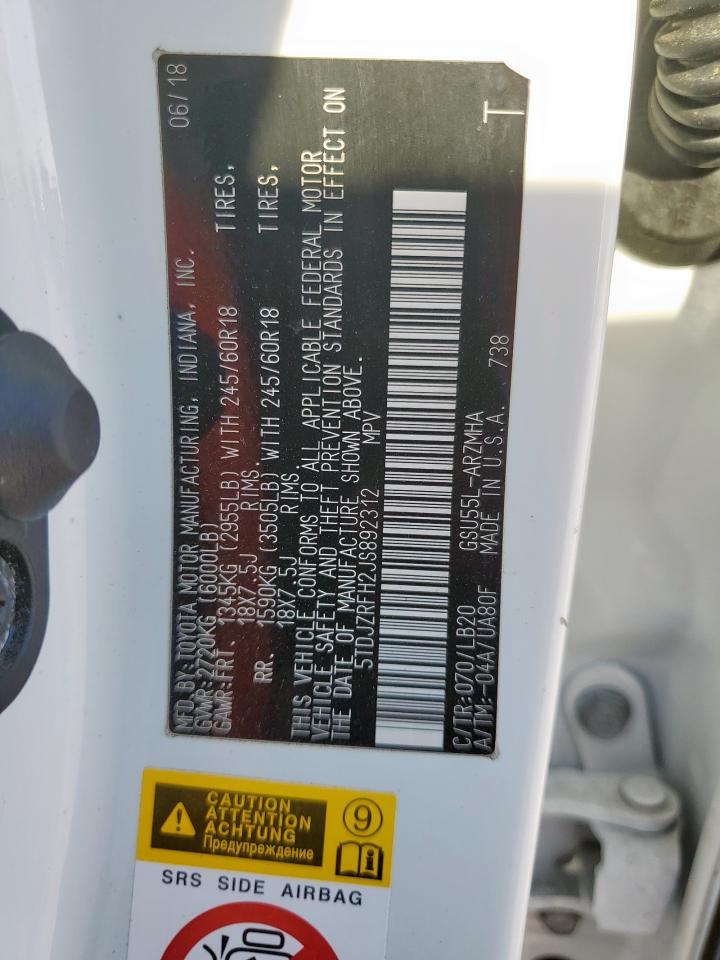 TOYOTA HIGHLANDER SE