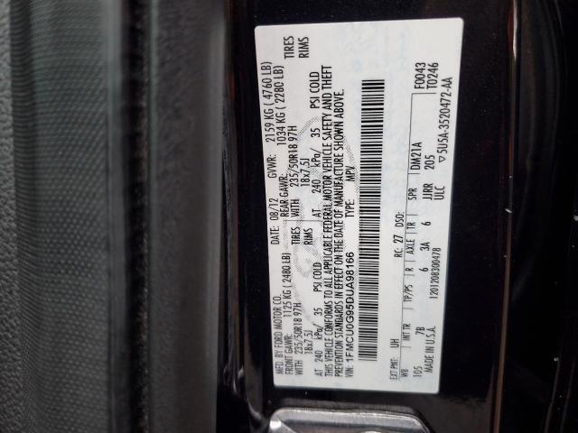 2013 FORD ESCAPE SE - 1FMCU0G95DUA98166