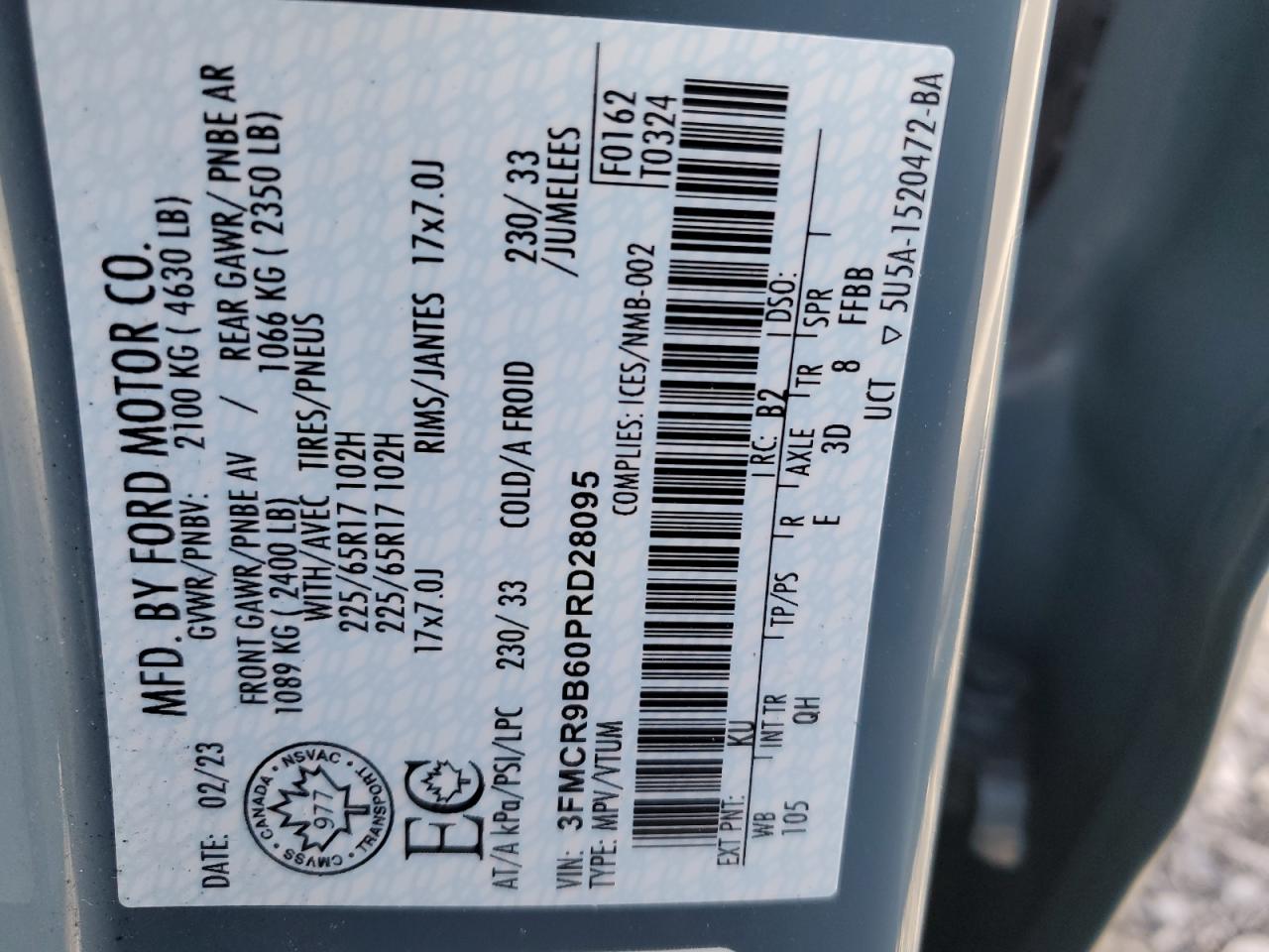 FORD BRONCO SPORT BIG BEND