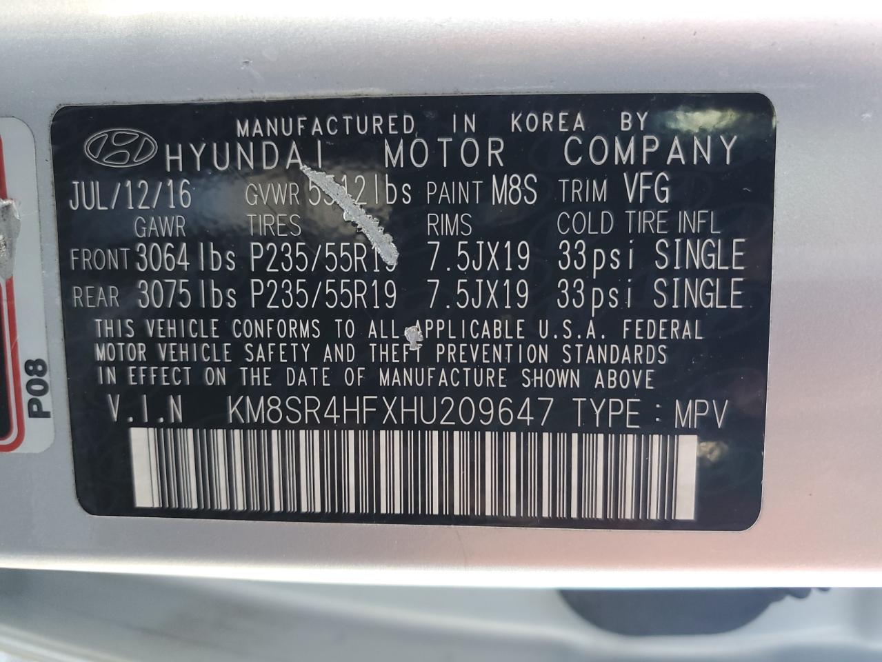 HYUNDAI SANTA FE SE ULTIMATE