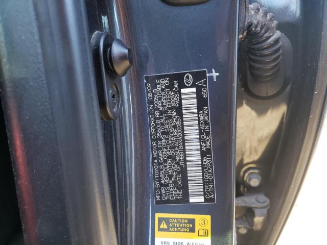 2010 LEXUS HS 250H - JTHBB1BAXA2002857