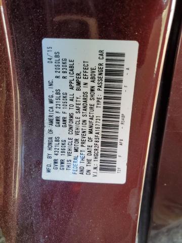 2015 HONDA ACCORD EXL - 1HGCR2F85FA167731