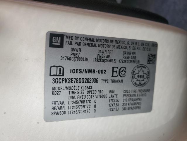 2013 CHEVROLET SILVERADO - 3GCPKSE78DG202936