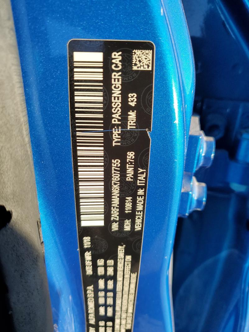 2019 ALFA ROMEO GIULIA #3291551942