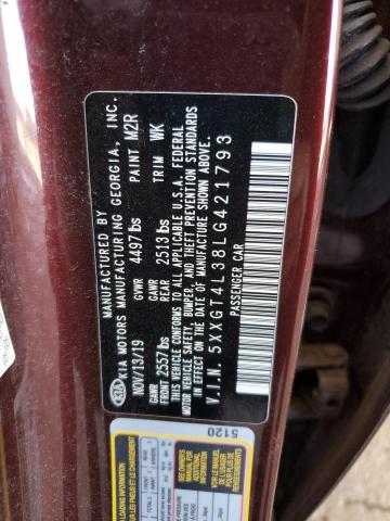 2020 KIA OPTIMA LX #3316752420