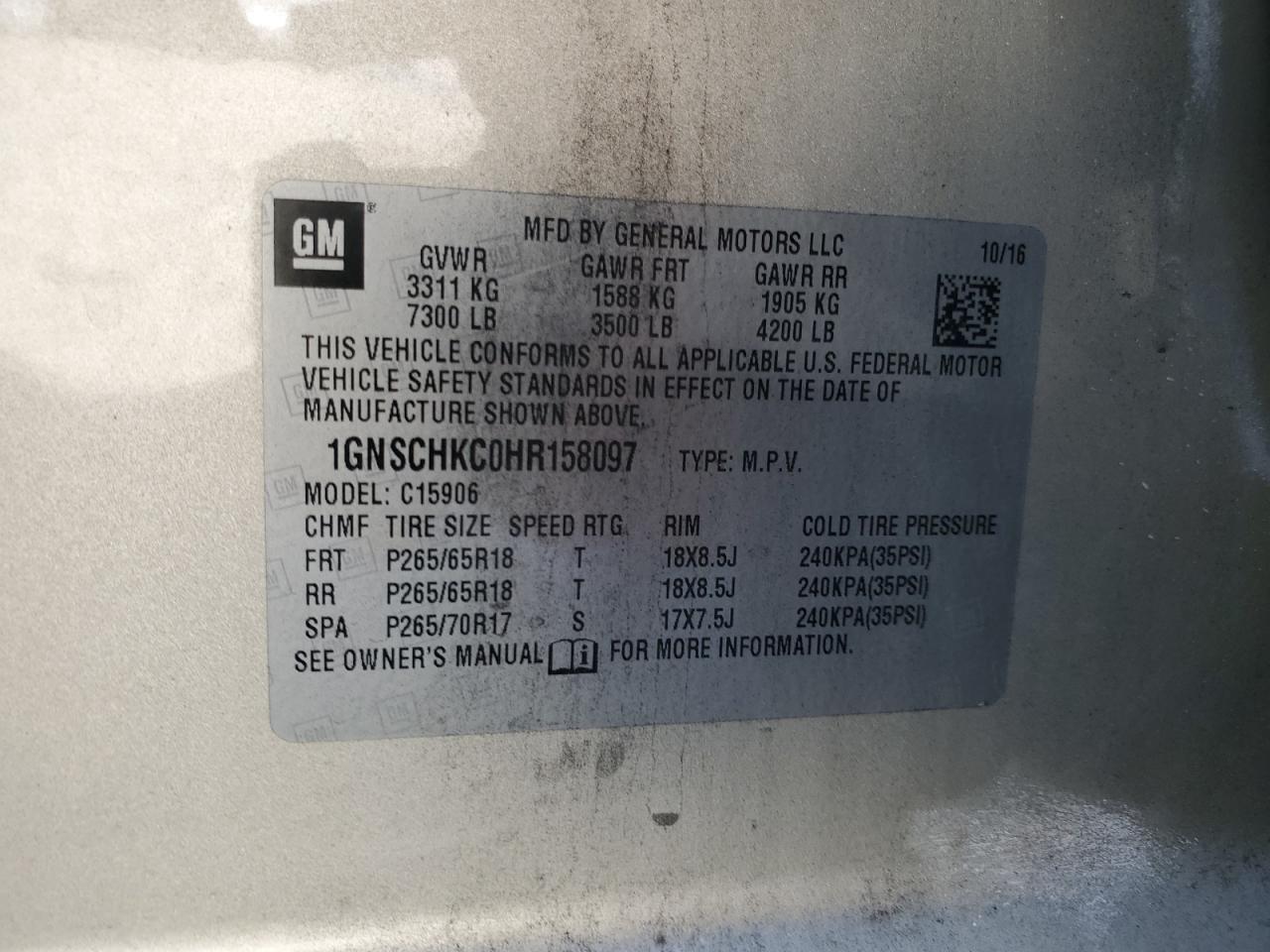 CHEVROLET SUBURBAN C1500 LT