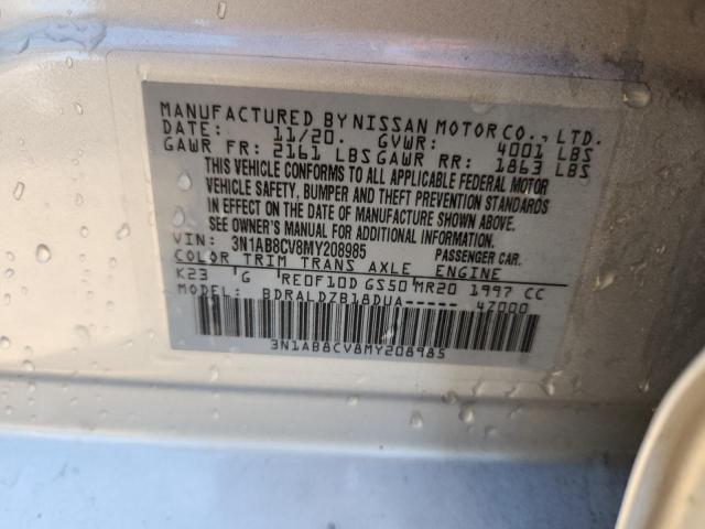 2021 NISSAN SENTRA SV #3274685795