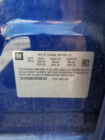 2013 CHEVROLET CRUZE LS - 1G1PA5SH1D7255189