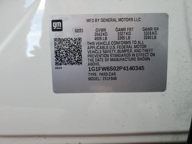 2023 CHEVROLET BOLT EV 1L 1G1FW6S02P4140345