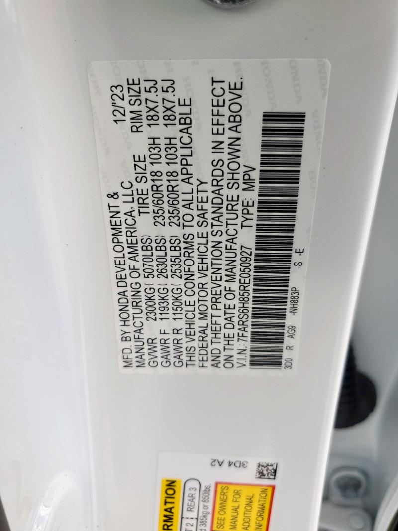 2024 HONDA CR-V SPORT - 7FARS6H85RE050927