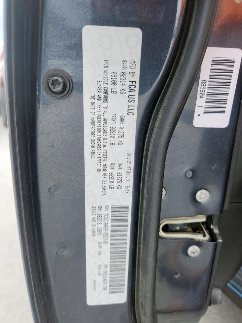 2015 CHRYSLER 300 2C3CCAAG9FH931448