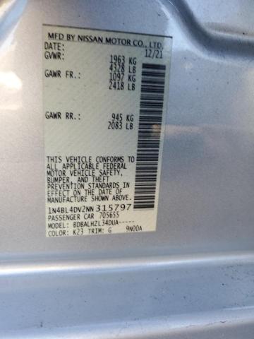 2022 NISSAN ALTIMA S #3297009371