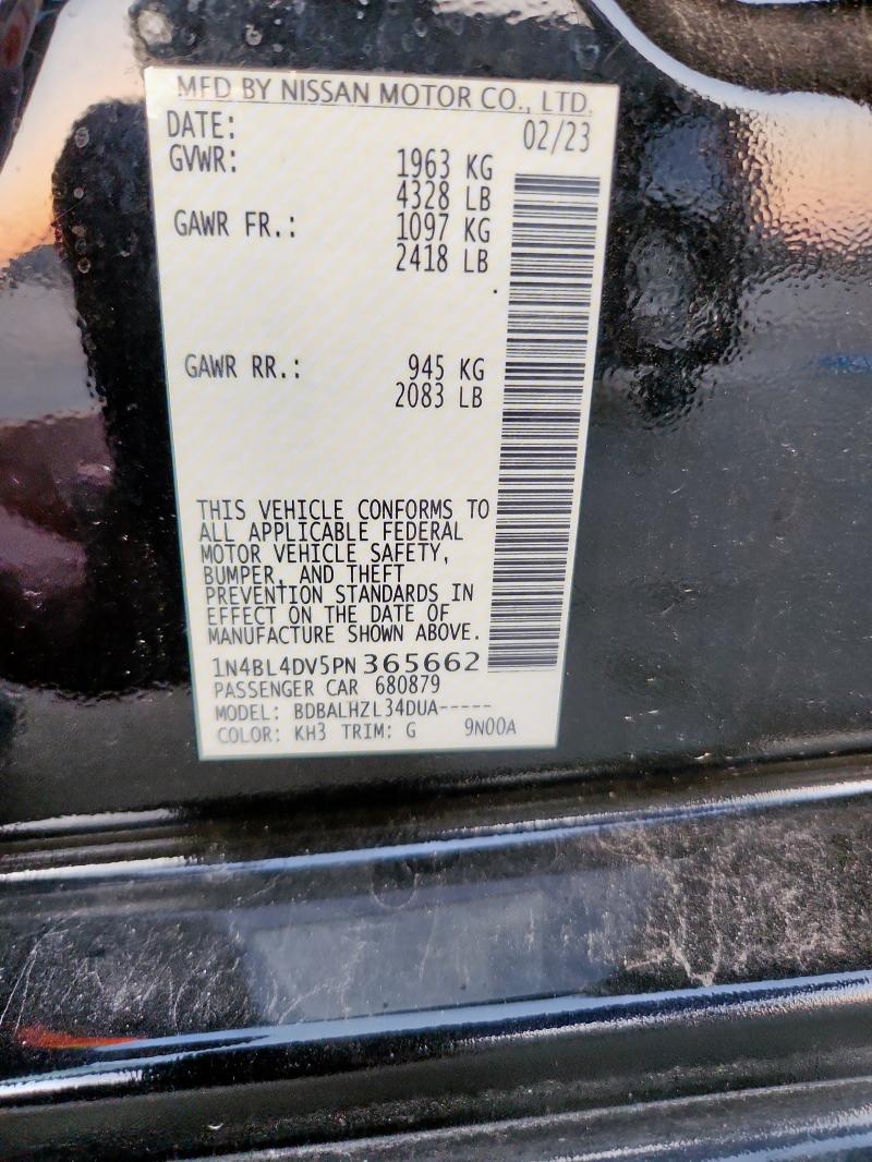 2023 NISSAN ALTIMA SV - 1N4BL4DV5PN365662