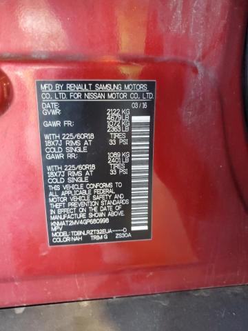 2016 NISSAN ROGUE S - KNMAT2MV4GP680998