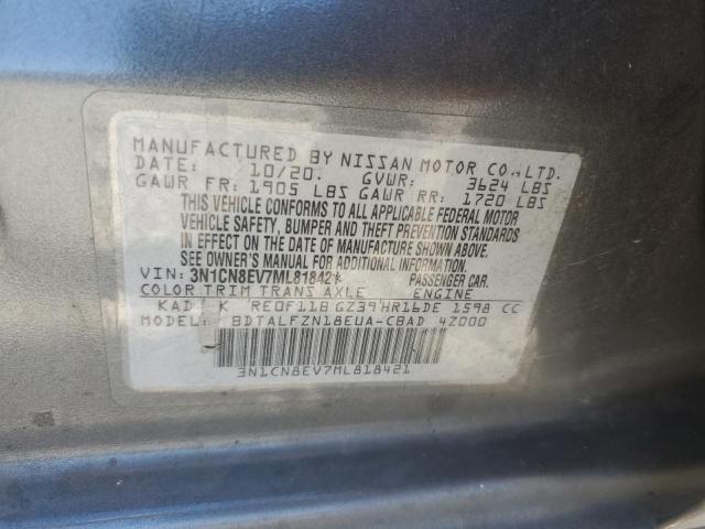 2021 NISSAN VERSA SV #3284022831