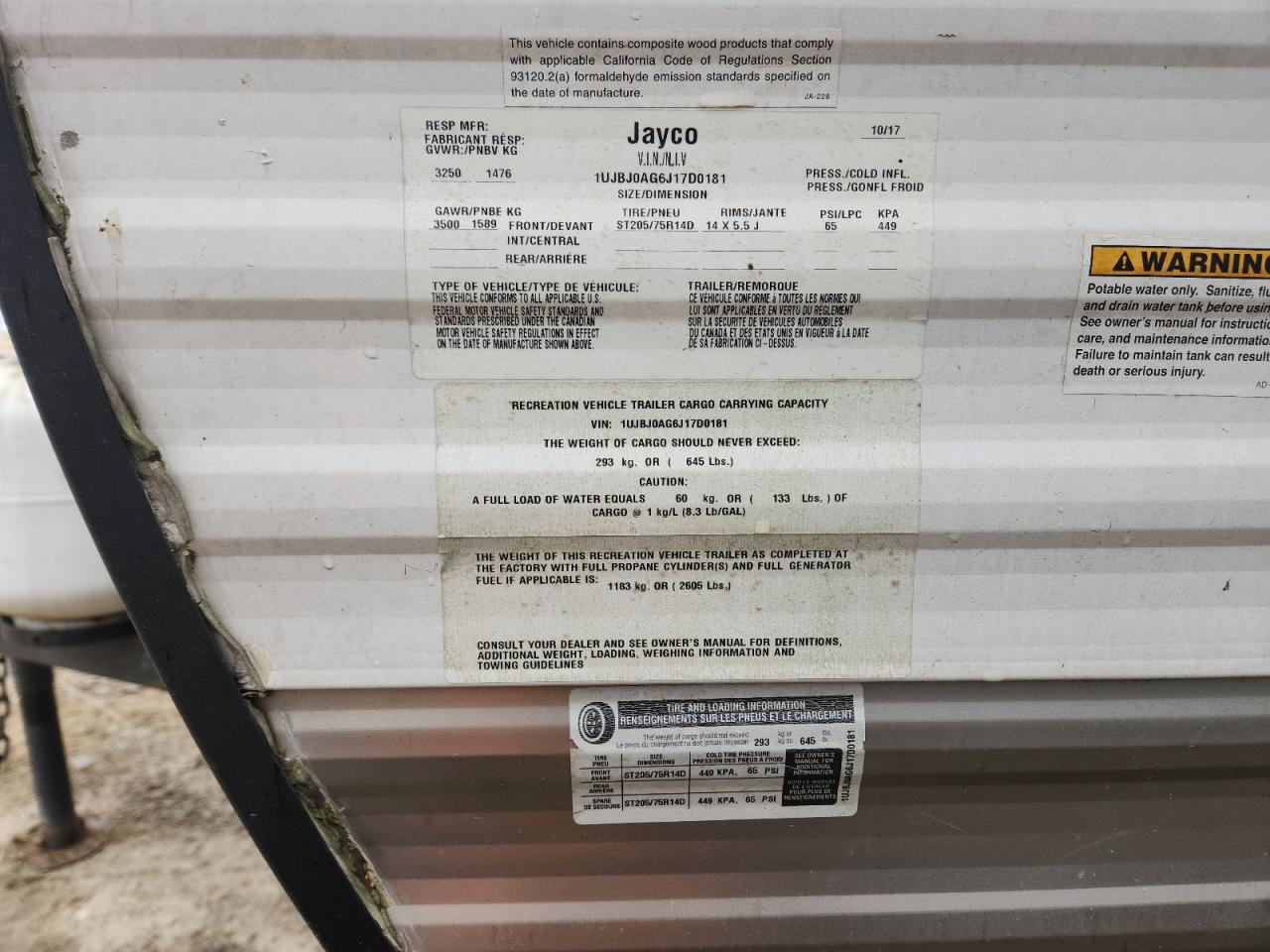 Lot #3275578803 2018 JAYCO JAY FLIGHT