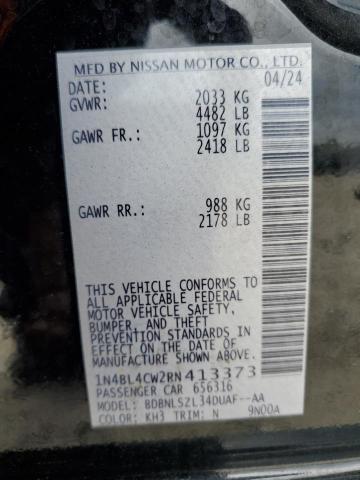 2024 NISSAN ALTIMA SR - 1N4BL4CW2RN413373