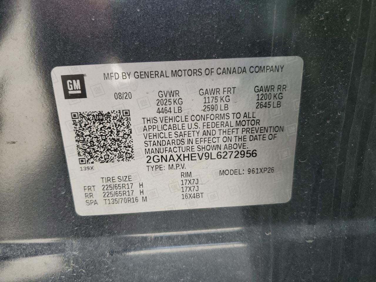 CHEVROLET EQUINOX LS