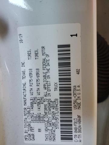 2020 TOYOTA TUNDRA DOU - 5TFUY5F17LX894338