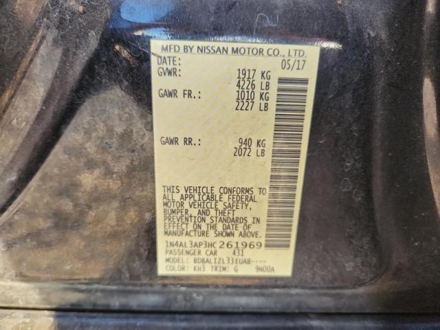 2017 NISSAN ALTIMA 2.5 #3287635011