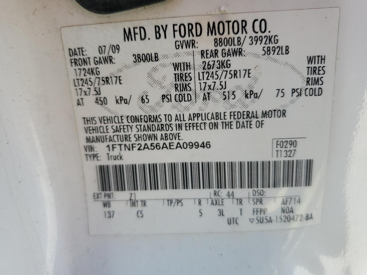 FORD F-250 SUPER DUTY