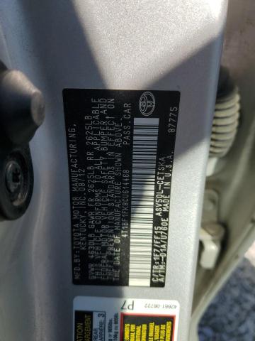 2012 TOYOTA CAMRY BASE #3290247204