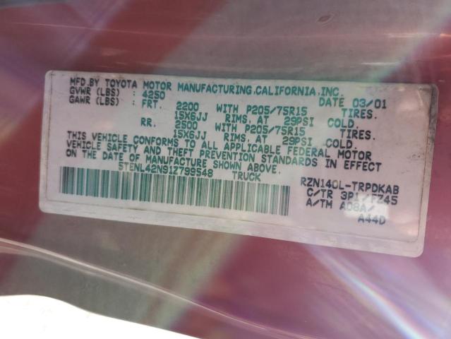2001 TOYOTA TACOMA #3301904425