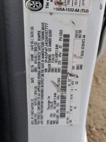 2016 FORD FIESTA S - 3FADP4TJ4GM157777